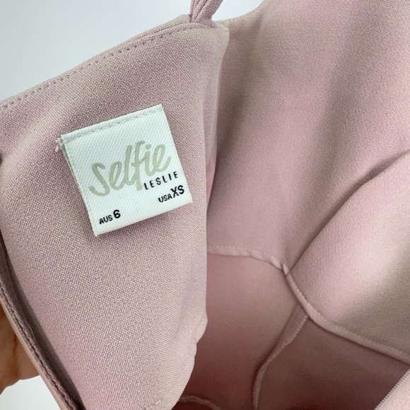 Chic Ruffled Pink Dress - Picture 5 of 5